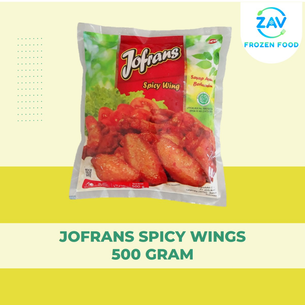 

JOFRANS SPICY WINGS 500 GRAM