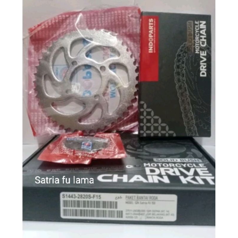 Gigi tarik satria fu indopart gir set satria fu new indopart