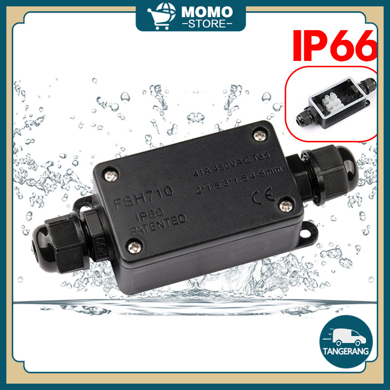 Junction Box Waterproof FSH710 Konektor Kabel Listrik Tahan Air IP66 Kotak Konektor Kabel Listrik