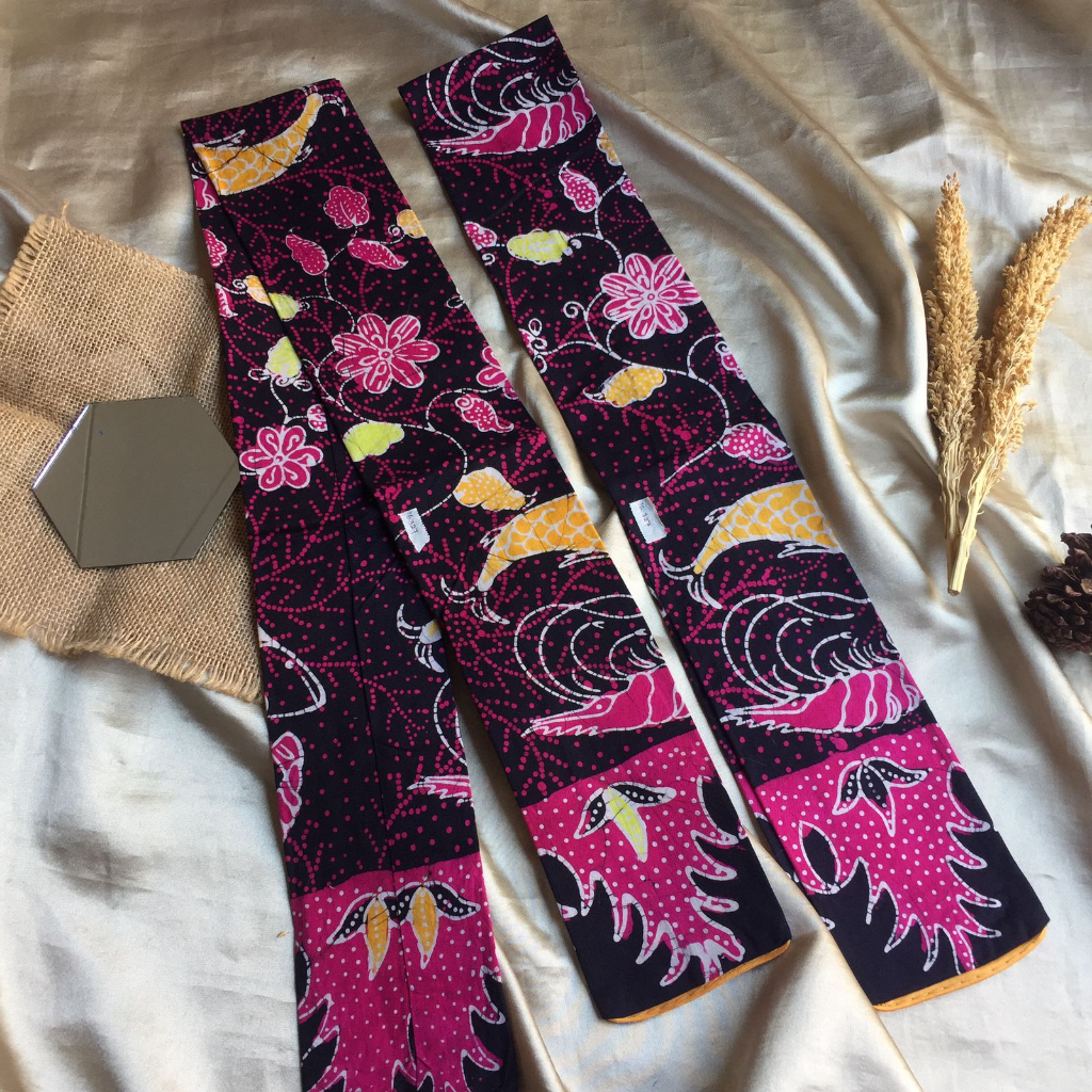 syal batik - syal motif udang bandeng