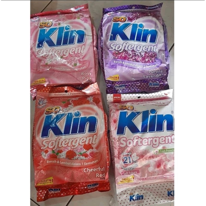 Soklin detergent 770g