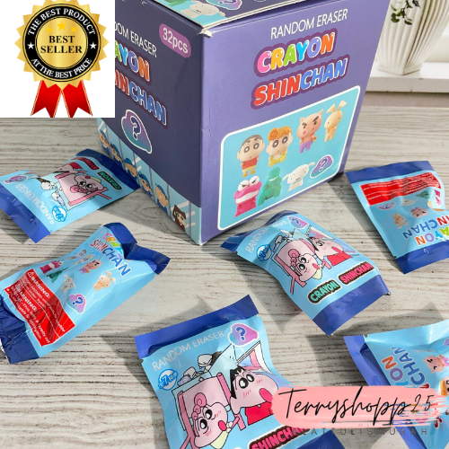 

Penghapus Bungkus Permen Karakter Kartun Sincan Bisa COD