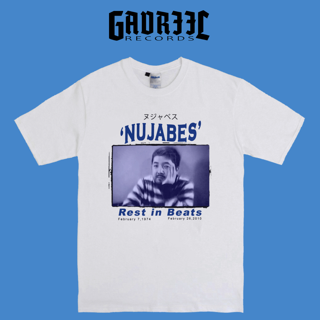 Kaos JUN SEBA Rest in Beats Tshirt Hip-hop Nujabes