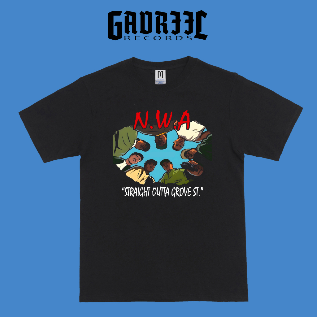Kaos N.W.A Niggaz Wit Attitudes Tshirt Hip-Hop Rapper