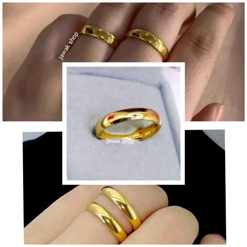 CINCIN TITANIUM POLOS CINCIN BELAH ROTAN CICIN TUNANGAN / NIKAH