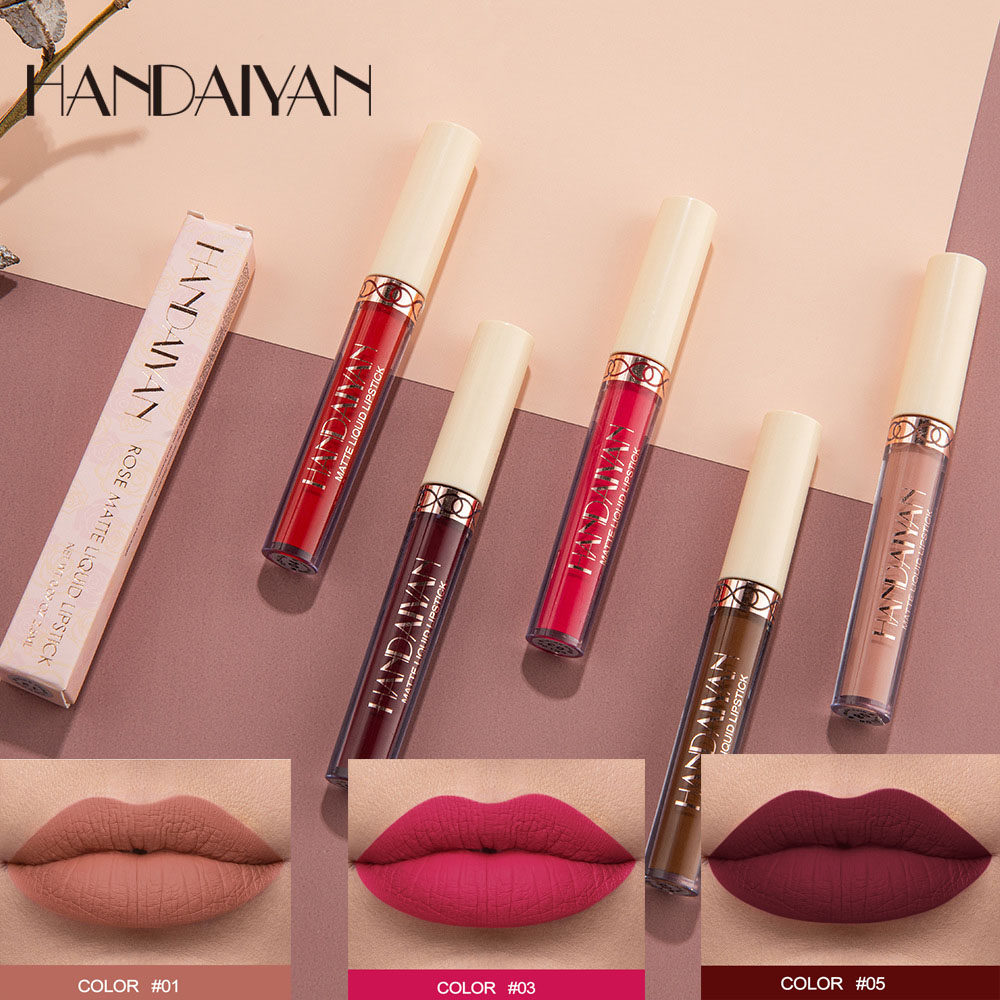 HANDAIYAN Lip Cream Matte Original Lipcream Surabaya Lipstick Lipstik make up Lip Gloss kosmetik