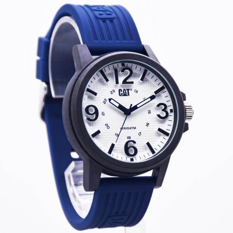 100% ASLI JAM TANGAN PRIA CATERPILLAR CAT LF.111.26.236 BLACK BLUE ORIGINAL