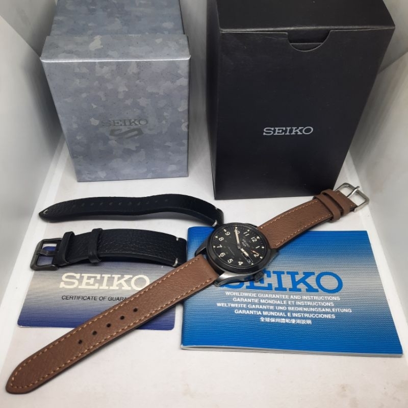 Seiko Military SRPG41K1 Brown Cal. 4R36 spt SRPG41 SRPG39