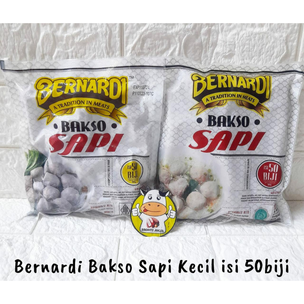 

BERNARDI BAKSO SAPI KECIL 360GR ISI 50 - FROZEN FOOD - BRONTZ JOGJA