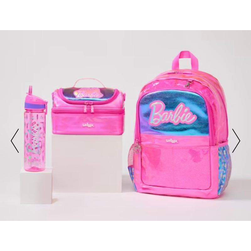 Smiggle Backpack Bag Barbie Attach Galaxy Pink Ice Cream Unicorn Tas Ransel Bottle Botol Anak SD Ori