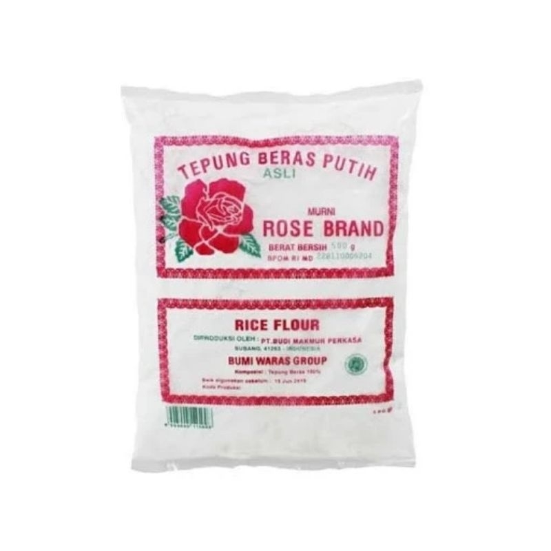 

Tepung beras Rose Brand 500gr