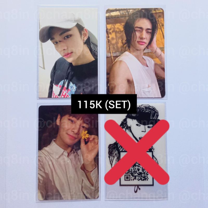(PLS READ DESC) pc photocard stray kids hyunjin in changbin levanter topi ds noeasy ketekan as set