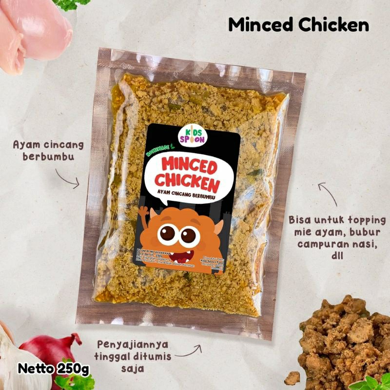 

MPASI Ayam cincang bumbu 250g