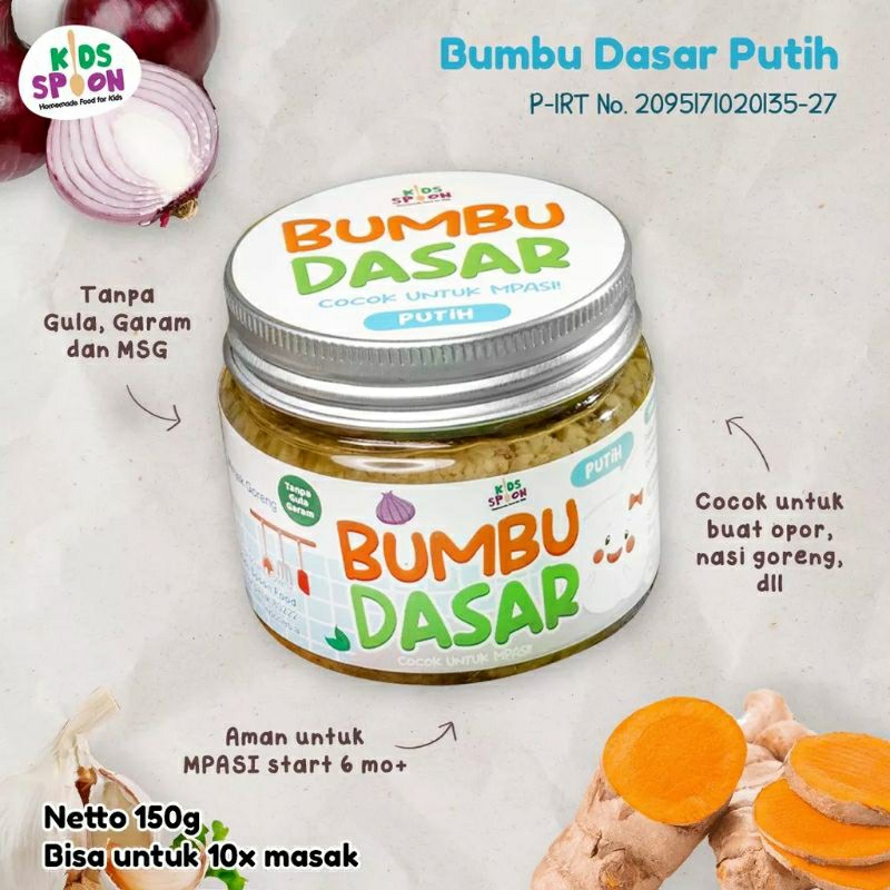 

MPASI Bumbu dasar putih