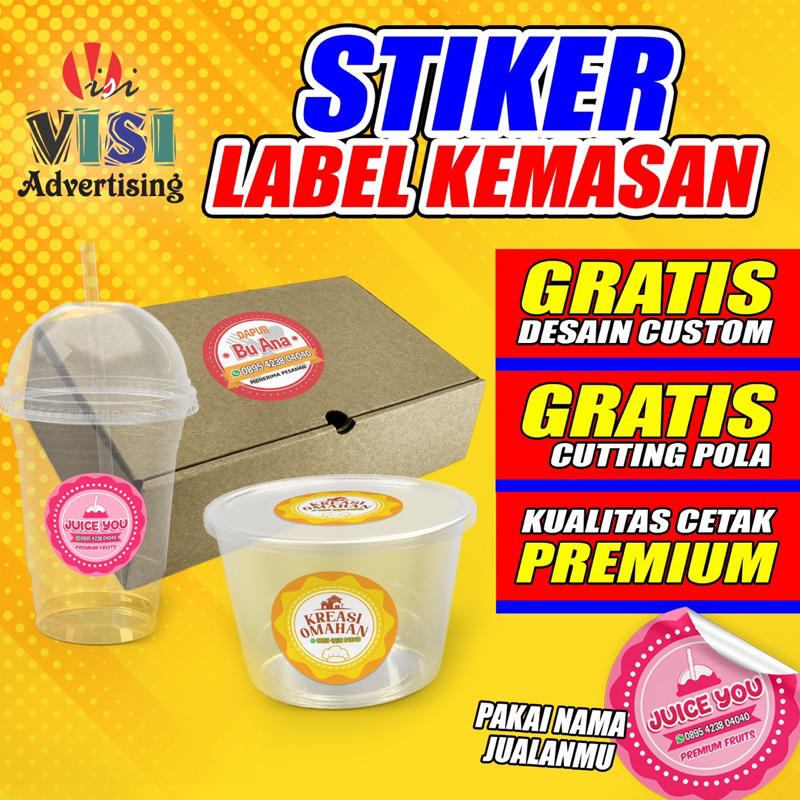

STIKER JUALAN KEMASAN MAKANAN MINUMAN OLSHOP