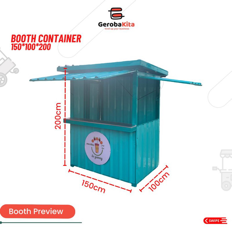 Booth Container 150x100x200