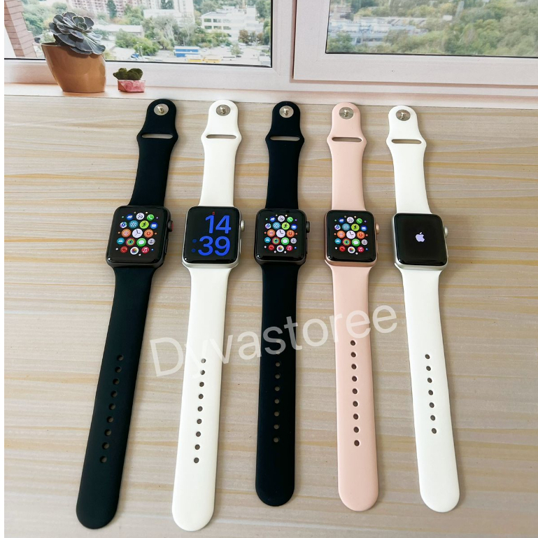 Apple Watch Series 1,2,3,4,5,SE,6 38/40/42/44MM Second 100%Original Fullset Garansi Ex internasional