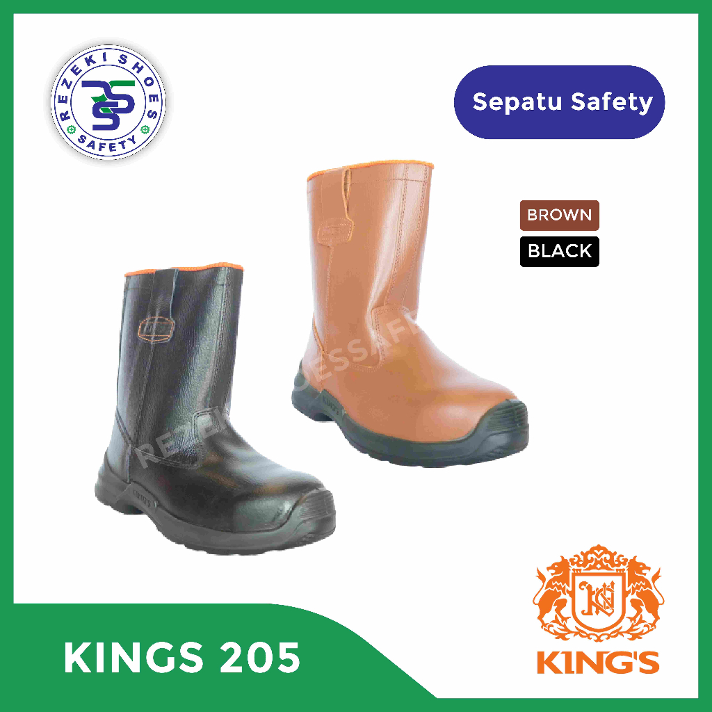 Sepatu Safety King’s KWD 205 CX / X - Safety Shoes Kings 205 CX / Sepatu proyek King kwd 205 CX / X