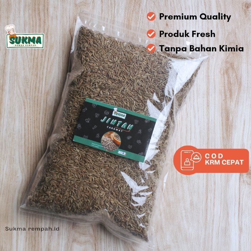 

Jintan Masak Asli Jinten Utuh Oryginal 1kg Alami Tanpa Pemutih Kualitas Premium / Caraway Seeds JSR Rempah & Bumbu Dapur Masak