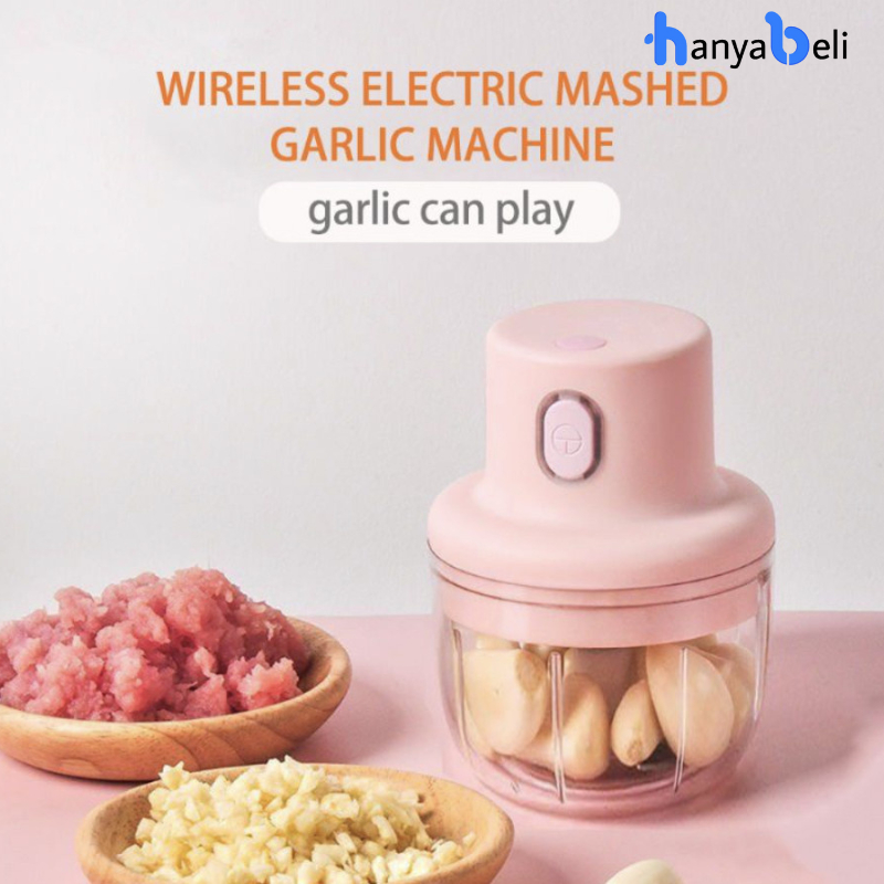 Blender Mini USB Charger Blender Portable Listrik Penggiling Bumbu Sayur Bawang