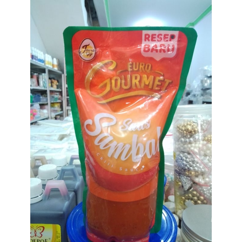 

Euro Gourmet saus sambal / saus tomat / saus extra hot / sambal cabe / cabe / tomat