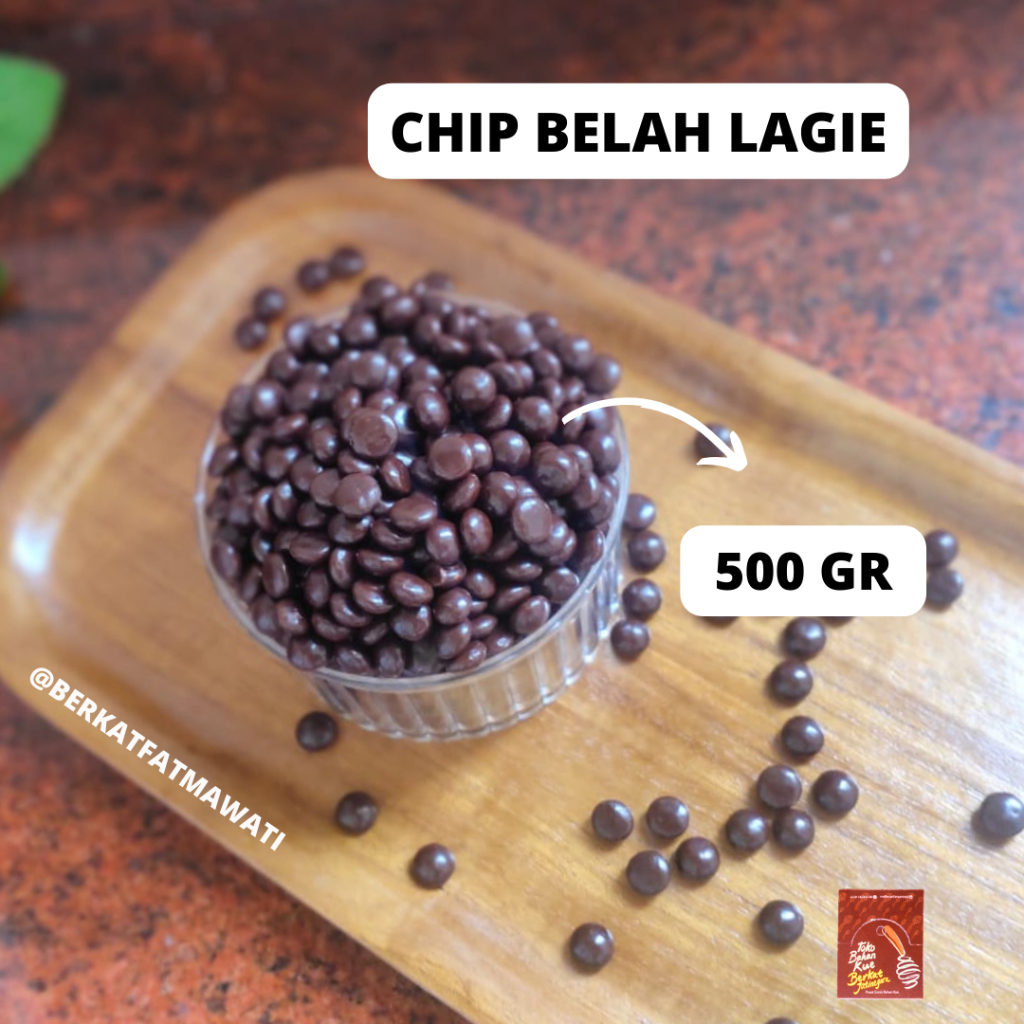 

CHIP BELAH 500 GRAM / CHOCO CHIP 1/2 BULAT