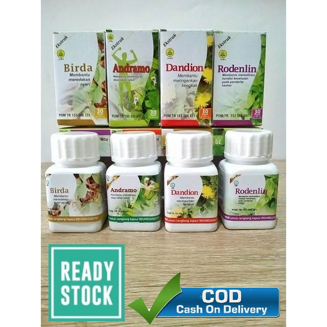 Obat Herbal untuk Kanker Tumor dan Benjolan Paket Kanker MD Herbal 4 Botol