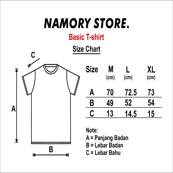 Namory Invasion Kaos Basic Akio BIRU