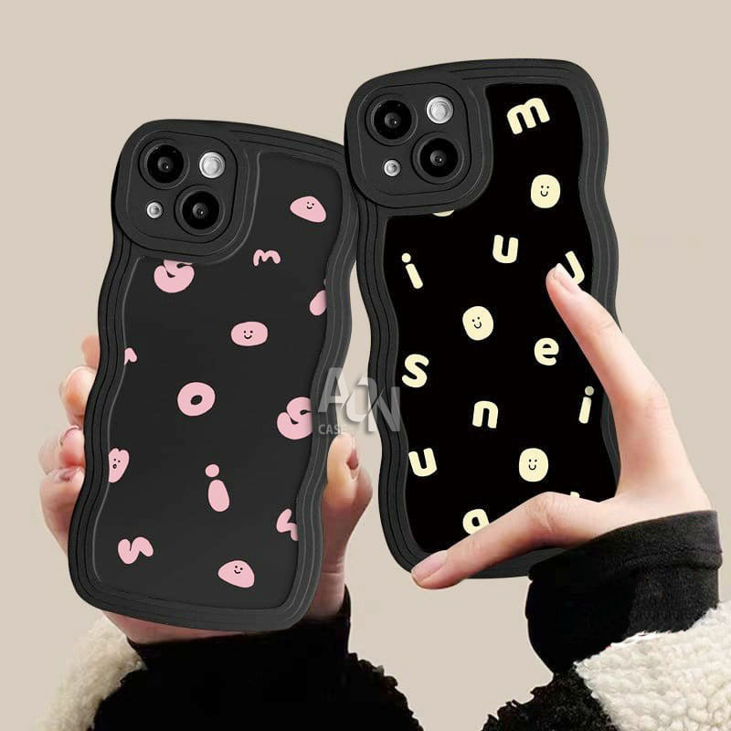 (GLH-09) Case Gelombang Motif for All Type Smartphone - SAMSUNG OPPO VIVO INFINIX XIAOMI REALME IPHO