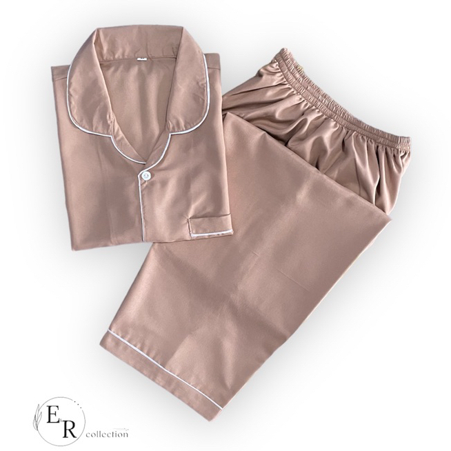 RB1 Setelan Baju Tidur Wanita Piyama Baju Tidur Wanita Piyama Wanita Tangan Pendek