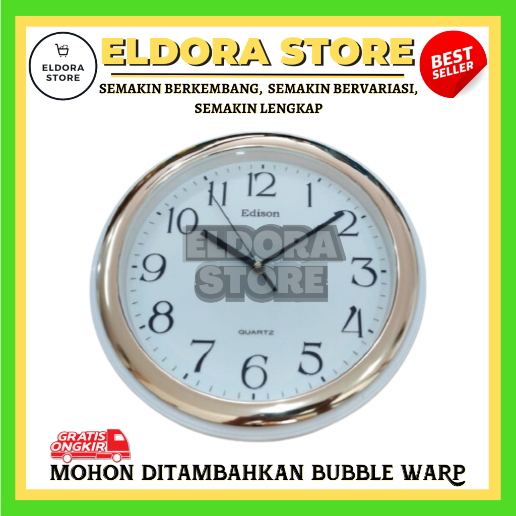 JAM DINDING EDISON EDW 31 T29 INVORY HP GOLD ORIGINAL | JAM DINDING EDISON | JAM DINDING