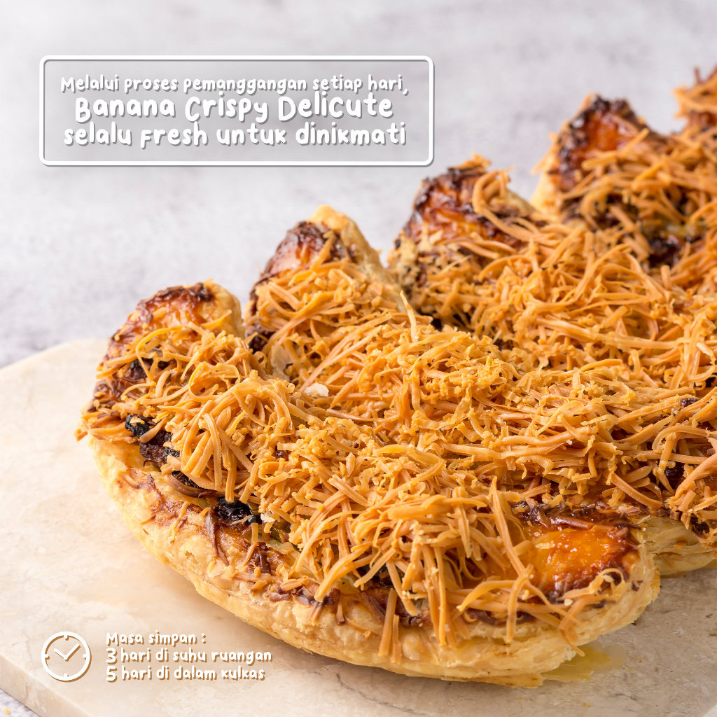 

Ay00! BANANA CRISPY DELICUTE - DENGAN TOPING KEJU PANGGANG