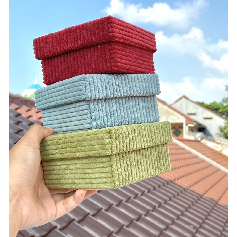 

[A5457]HARD BOX BAHAN CORDUROY UNTUK KADO ULANG TAHUN