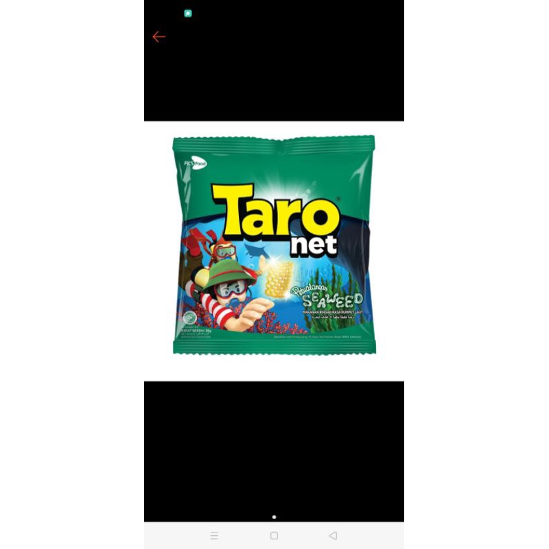 

taro net seaweed