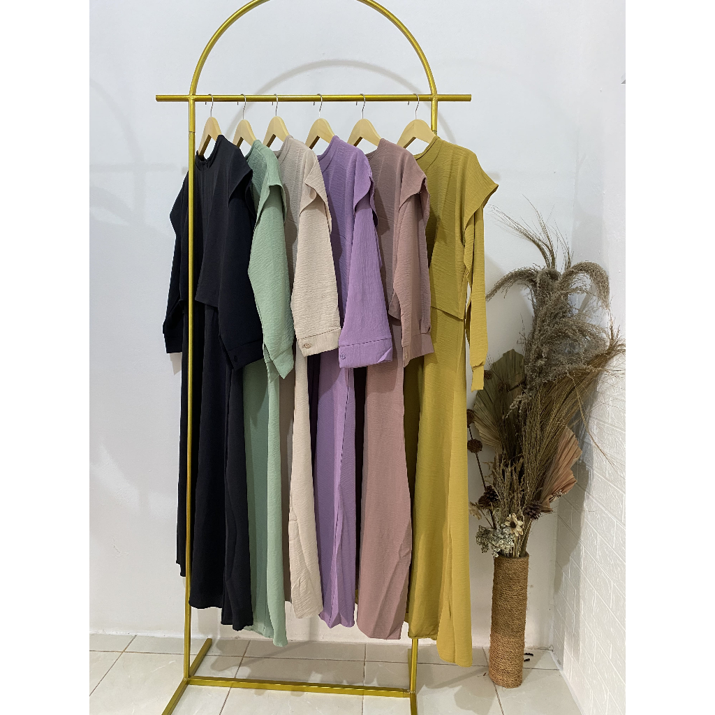 Gamis Ria Ricis Crinkle AirFlow