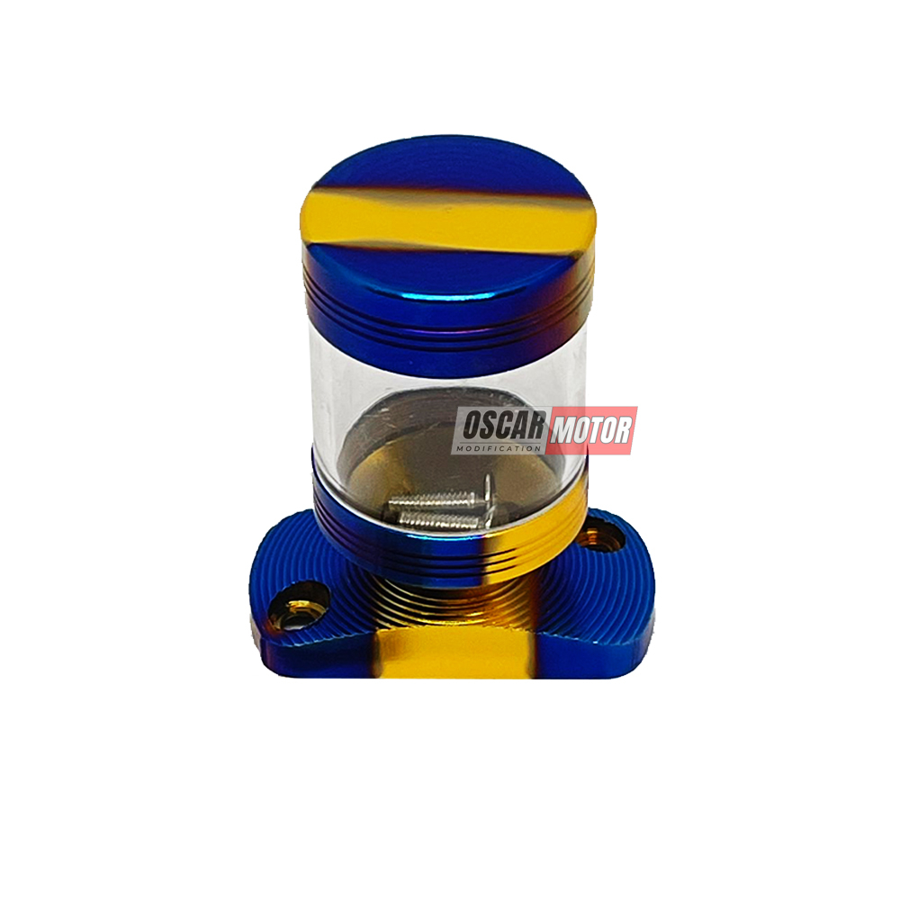 TUTUP MINYAK REM STEMPEL TRANSPARAN TWO TONE HONDA 2TONE VARIASI MOTOR VARIO BEAT SCOOPY SUPRA REVO