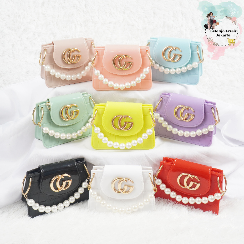 TAS JELLY WANITA RING G & C FASHION SLEMPANG I TAS SLEMPANG