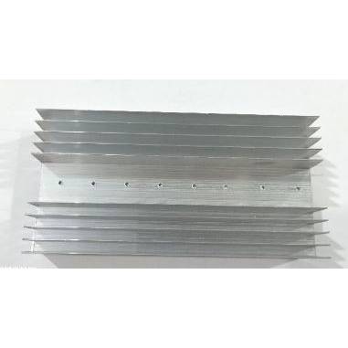 Pendingin power amplifier panjang 25 cm type 5 sirip Tebal Heatsink hetsing aluminium