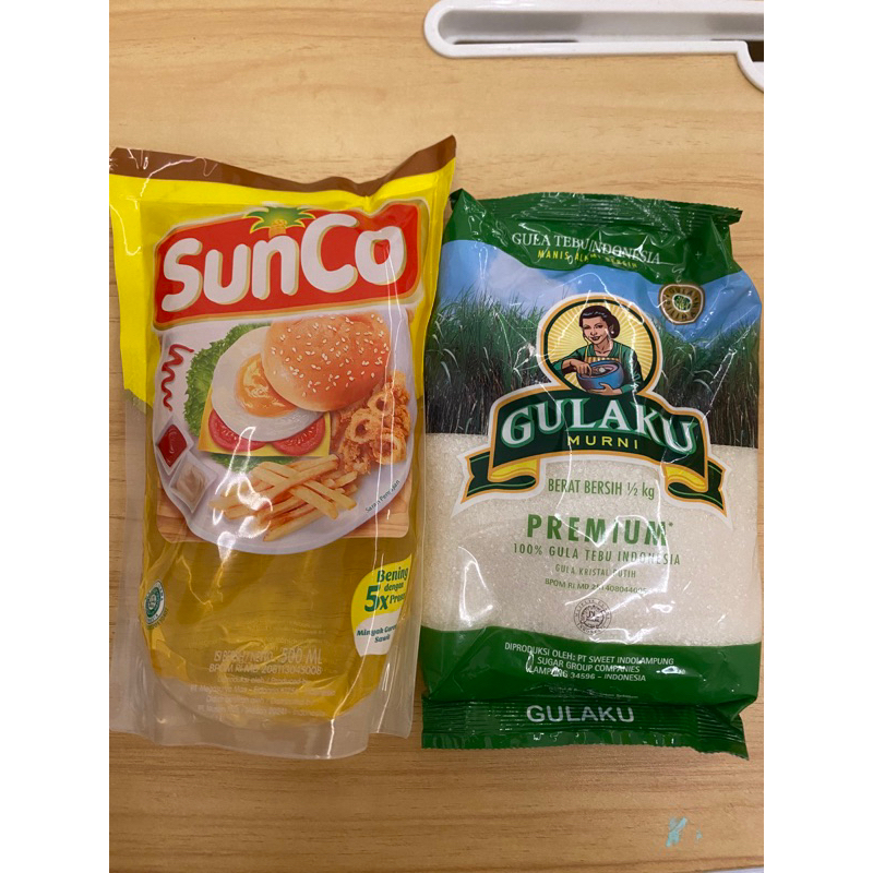 

BUNDLING MINYAK 500ml & GULAKU 500gr