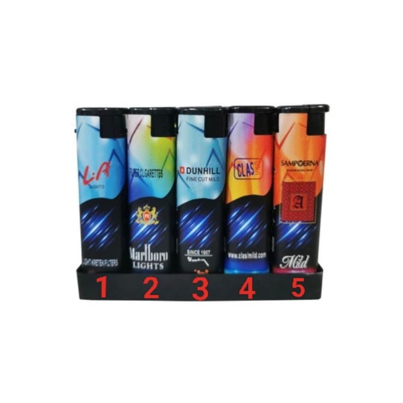 Metro korek Lighter GM 110B Korek Api Model Bara slim Winproof / Tahan Angin Korek Gas GM 110 B Magn