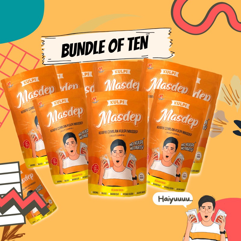 

[#BUNDLEOFTEN] Keripik Kulit Lumpia Masdep