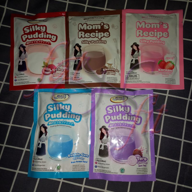 

Mom's Recipe Silky Pudding Berbagai Varian Rasa 110gr