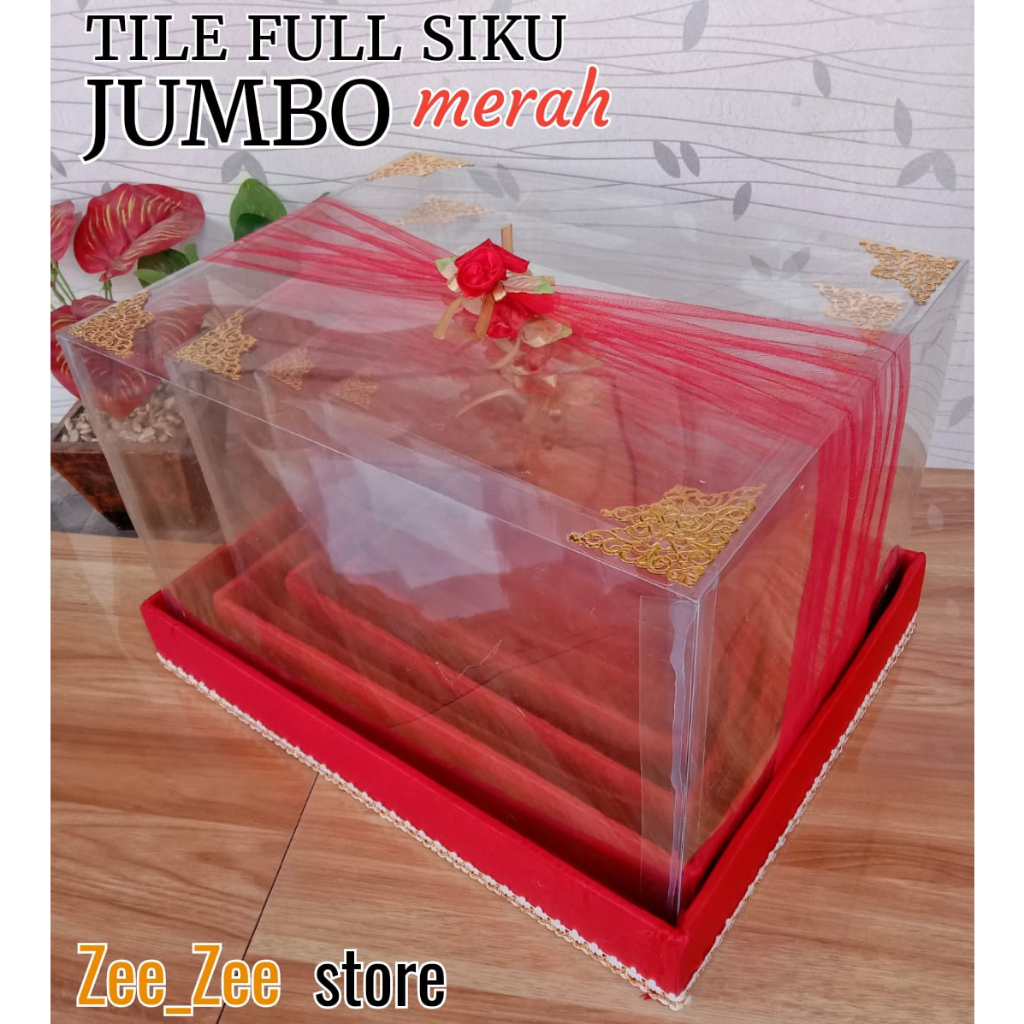 kotak seserahan hantaran mika kotak seserahan 1 set make up box