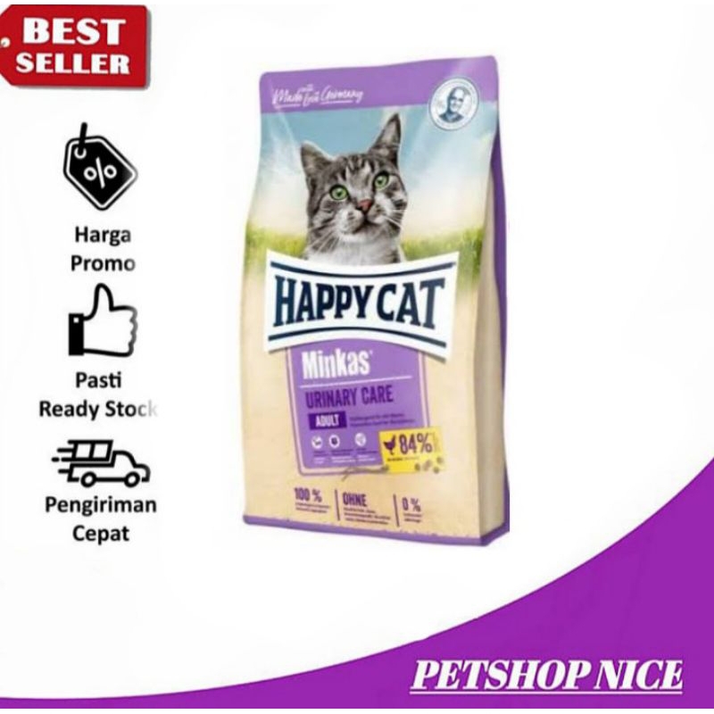 Gojek Happy Cat Minkas Urinary Care 10kg | Happy Cat Minkas Urinary care 10kg | kucing