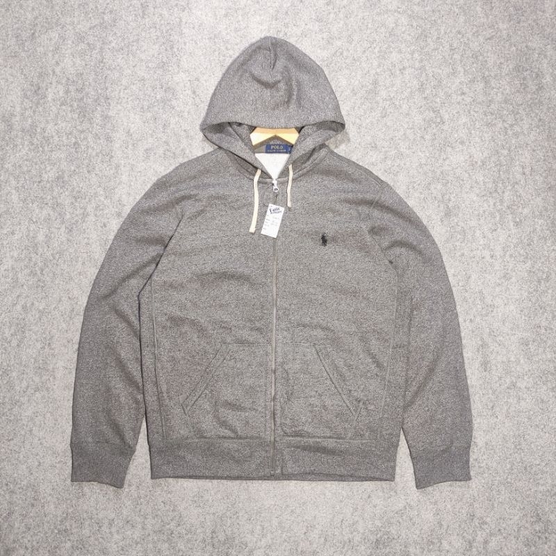 ZipHoodie RALPH LAUREN Bahan Tebal size tag L fit XL