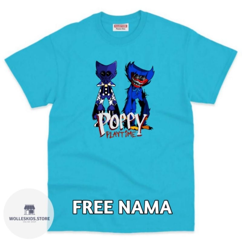 BAJU ANAK/KAOS ANAK GAMBAR POPPY PLAYTIME/FREE NAMA