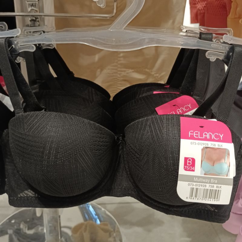 FELANCY BRA BERKAWAT PUSH UP MODEL 1/2 CUP B (73-1292)