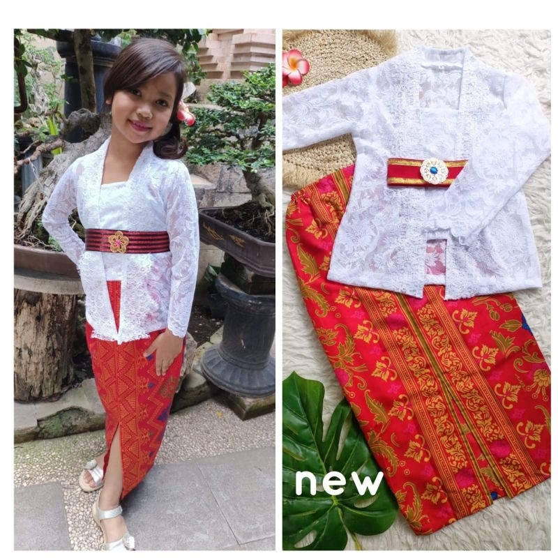 KEBAYA ANAK PEREMPUAN / KEBAYA ANAK BALI/KEBAYA ANAK TANGAN PANJANG