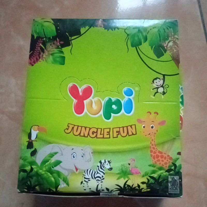 

Permen yupi jungle fun hewan isi 24 pcs