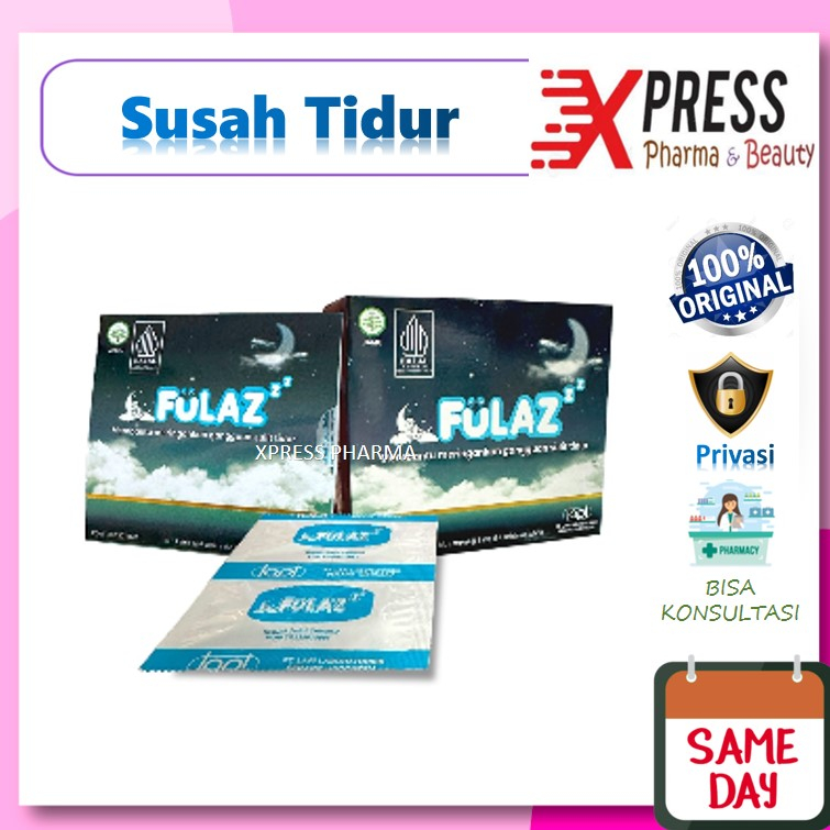 XPRESS  Fulaz STRIP isi 4 Tablet Obat Susah Tidur Insomnia CTM Lelap Good Night Fulas Vulaz Vulas Fu